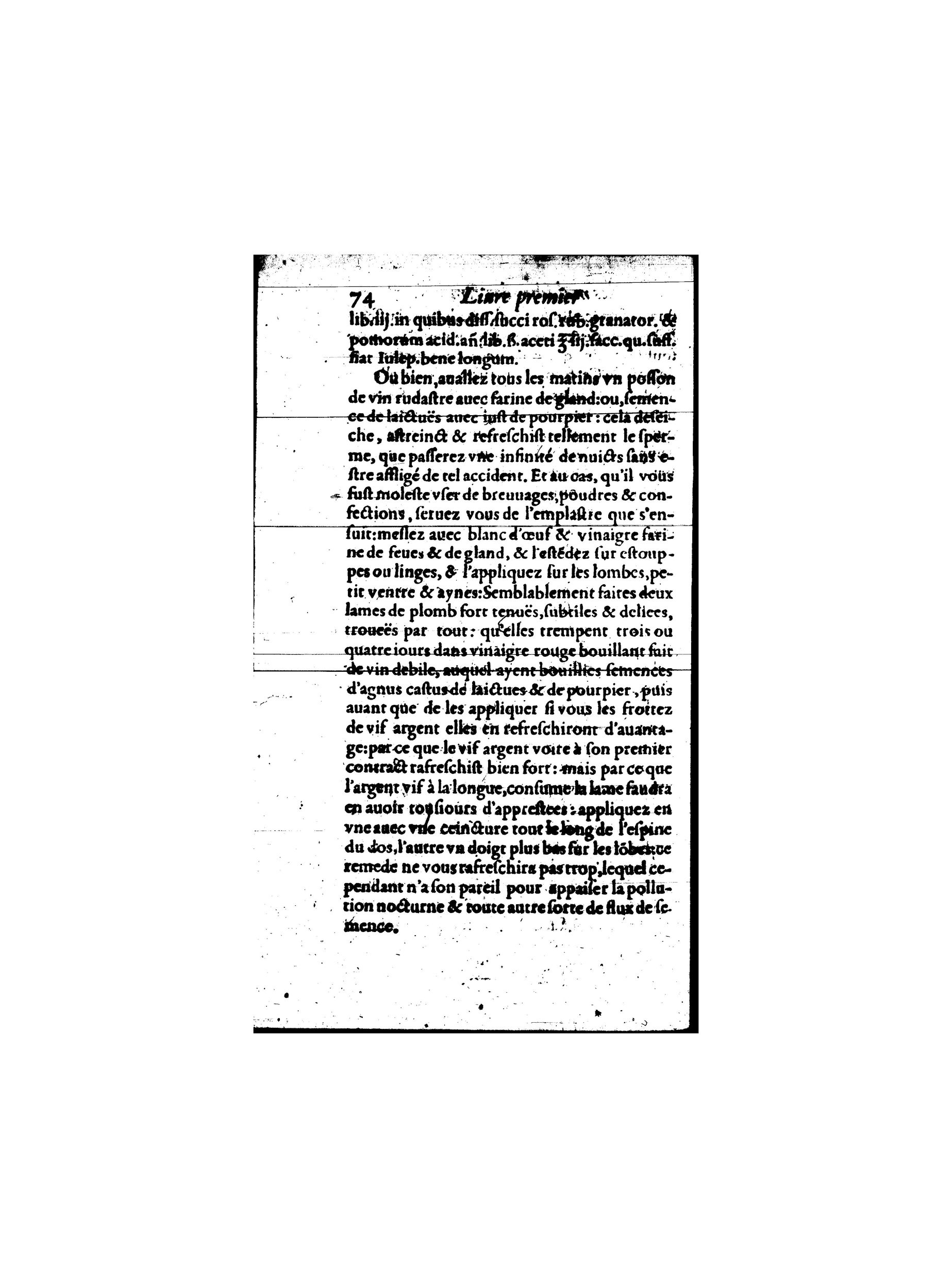 1587 - Jacques du Puis - Trésor des remèdes secrets pour les maladies des femmes - BnF