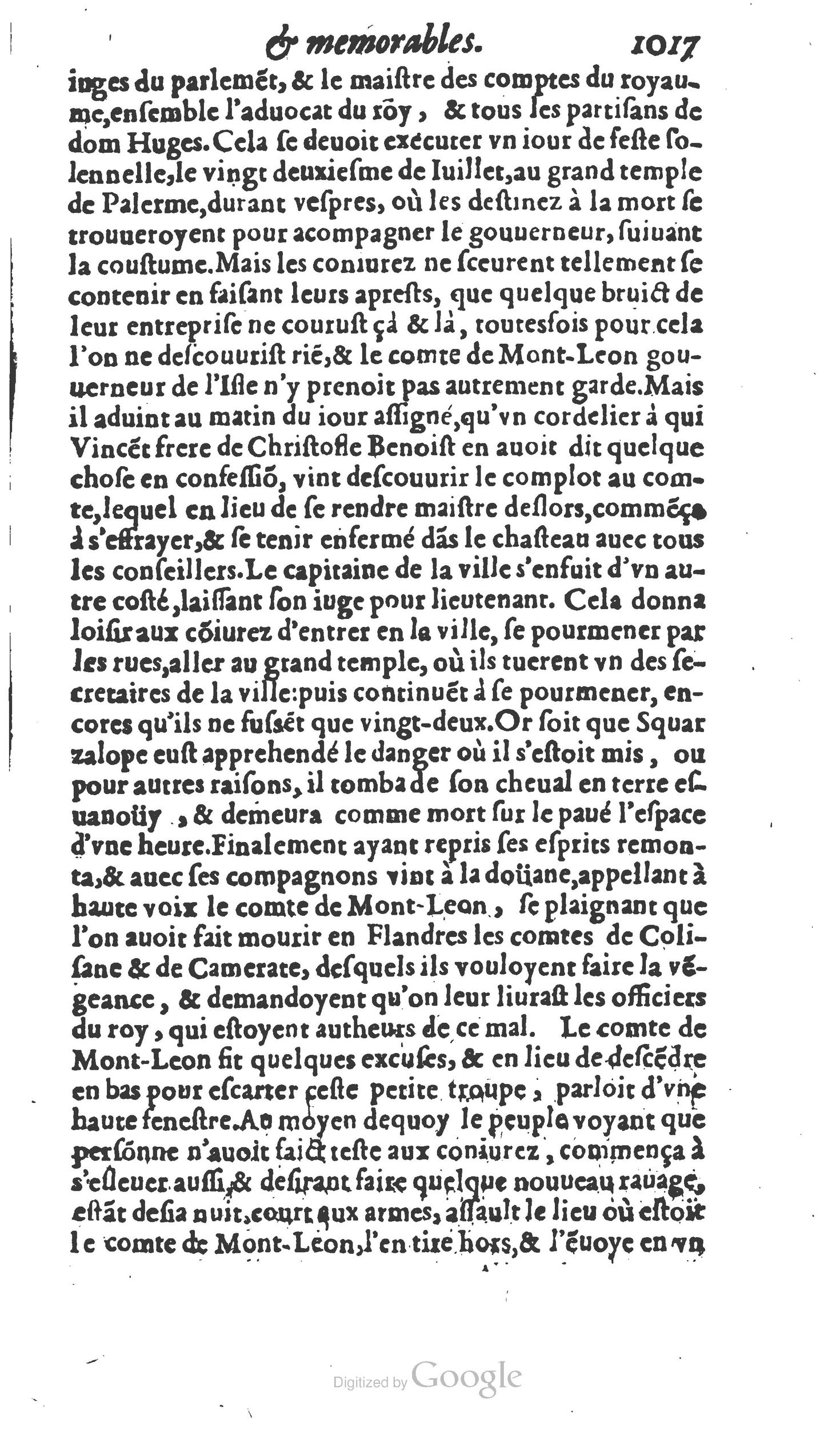 1610 - Paul Marceau - Trésor d’histoires admirables et mémorables - Princeton 1610 - Paul Marceau - Trésor d’histoires admirables et mémorables - Princeton