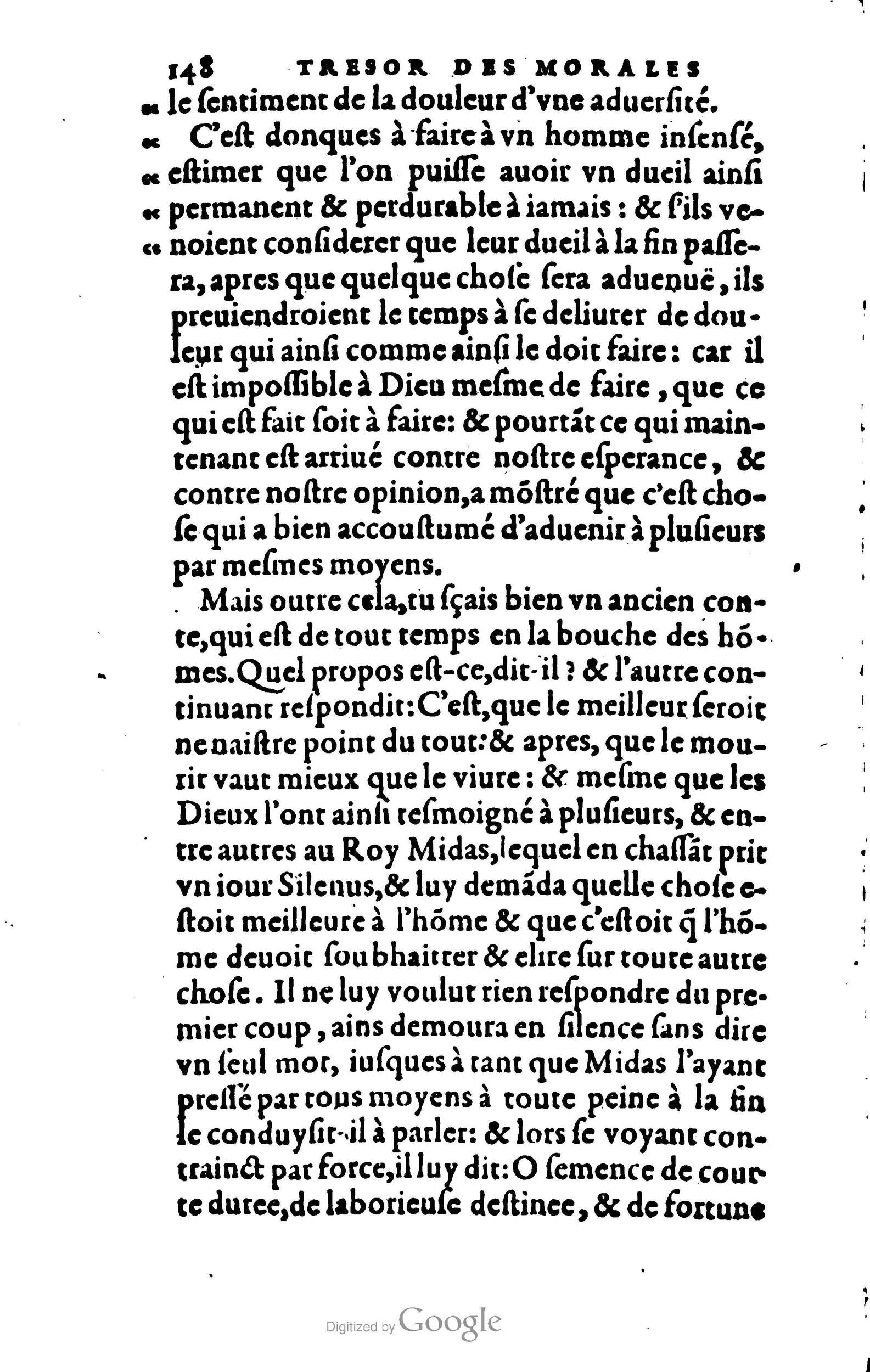 1578 - Jean Poupy - Trésor des morales de Plutarque - BSB Munich