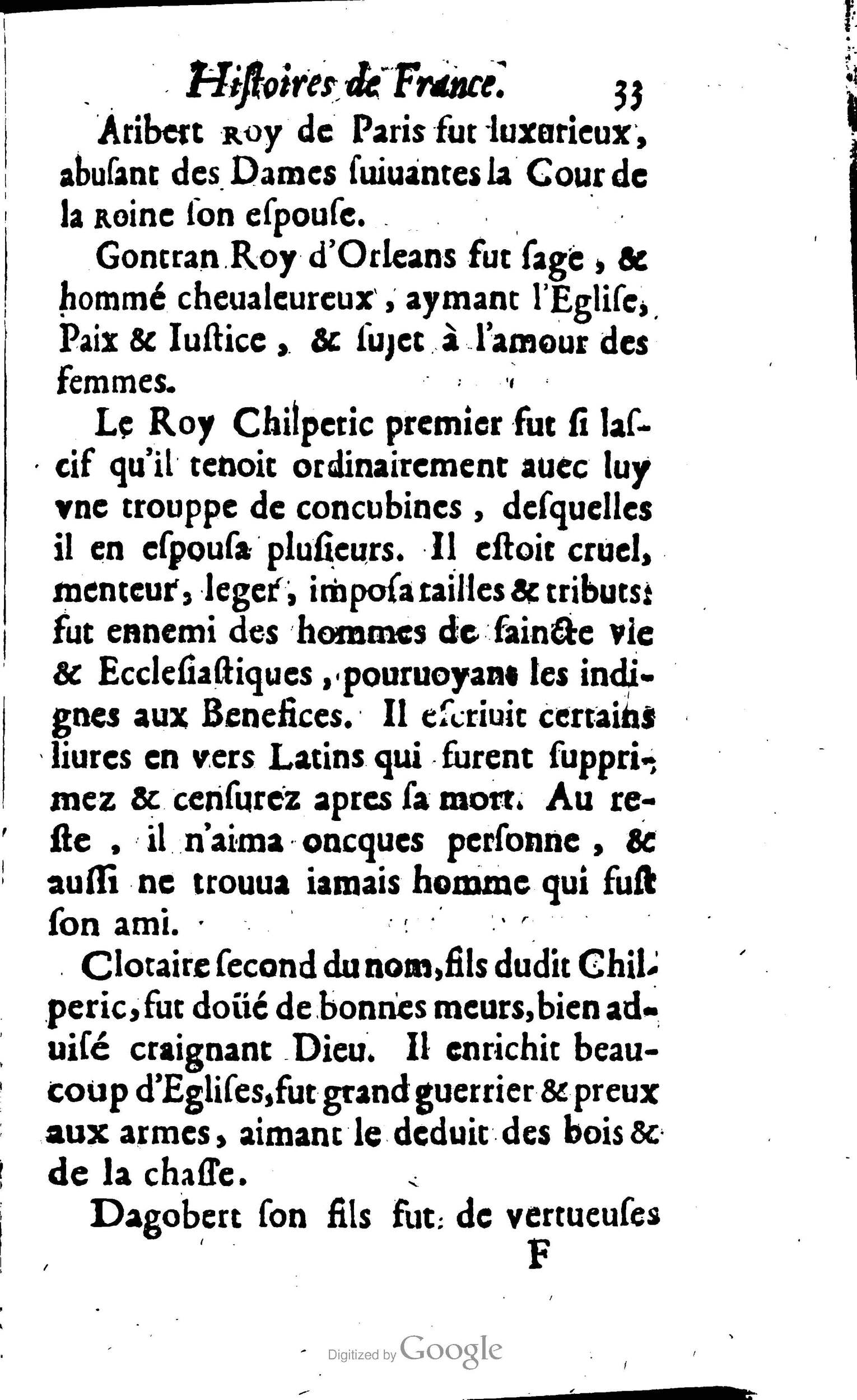 1638 - Jean Corrozet - Trésor des histoires de France - BM Lyon 1638 - Jean Corrozet - Trésor des histoires de France - BM Lyon