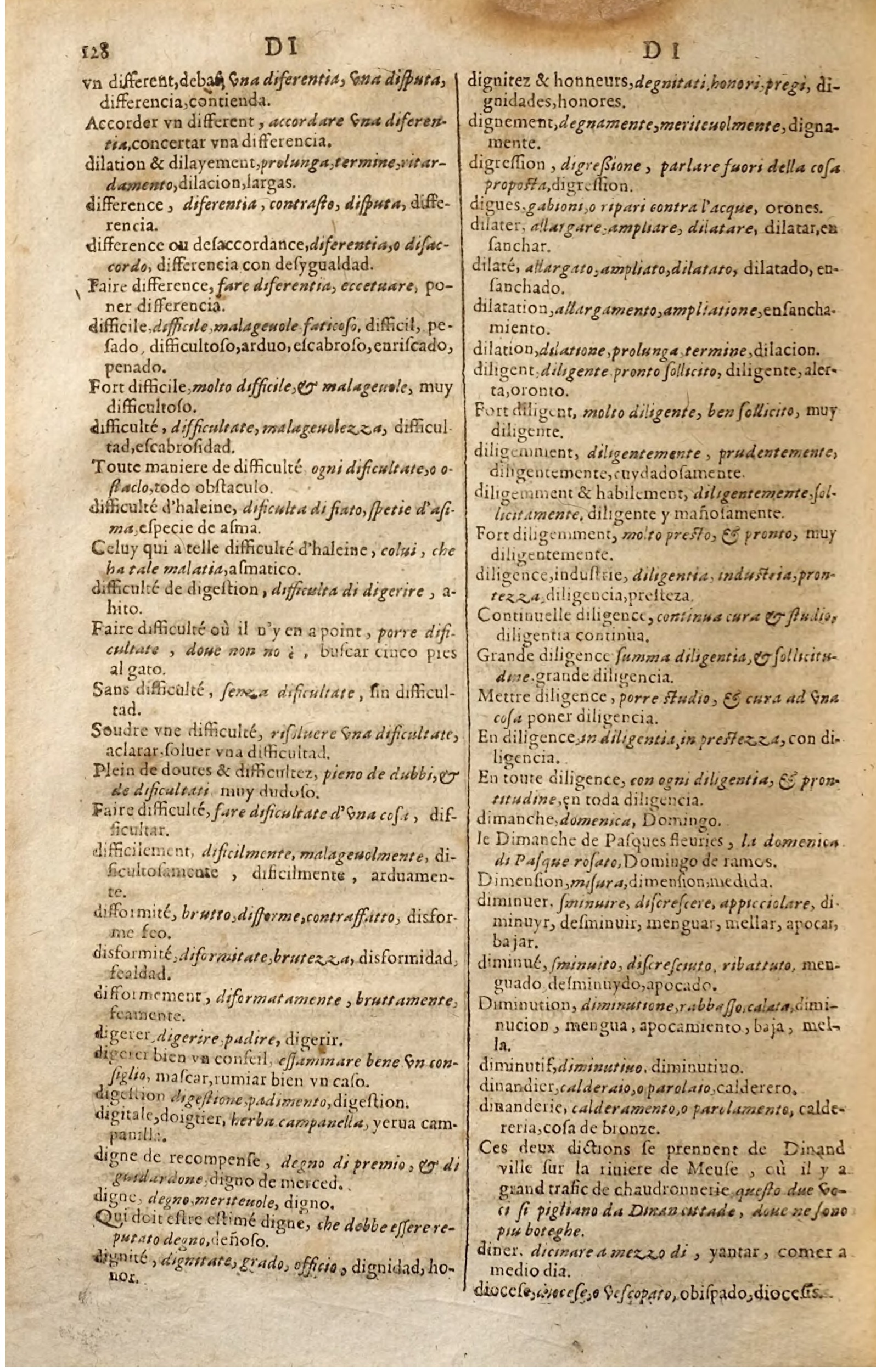 1627 - Jacques Crespin - Trésor des trois langues (Seconde partie) - Regensburg