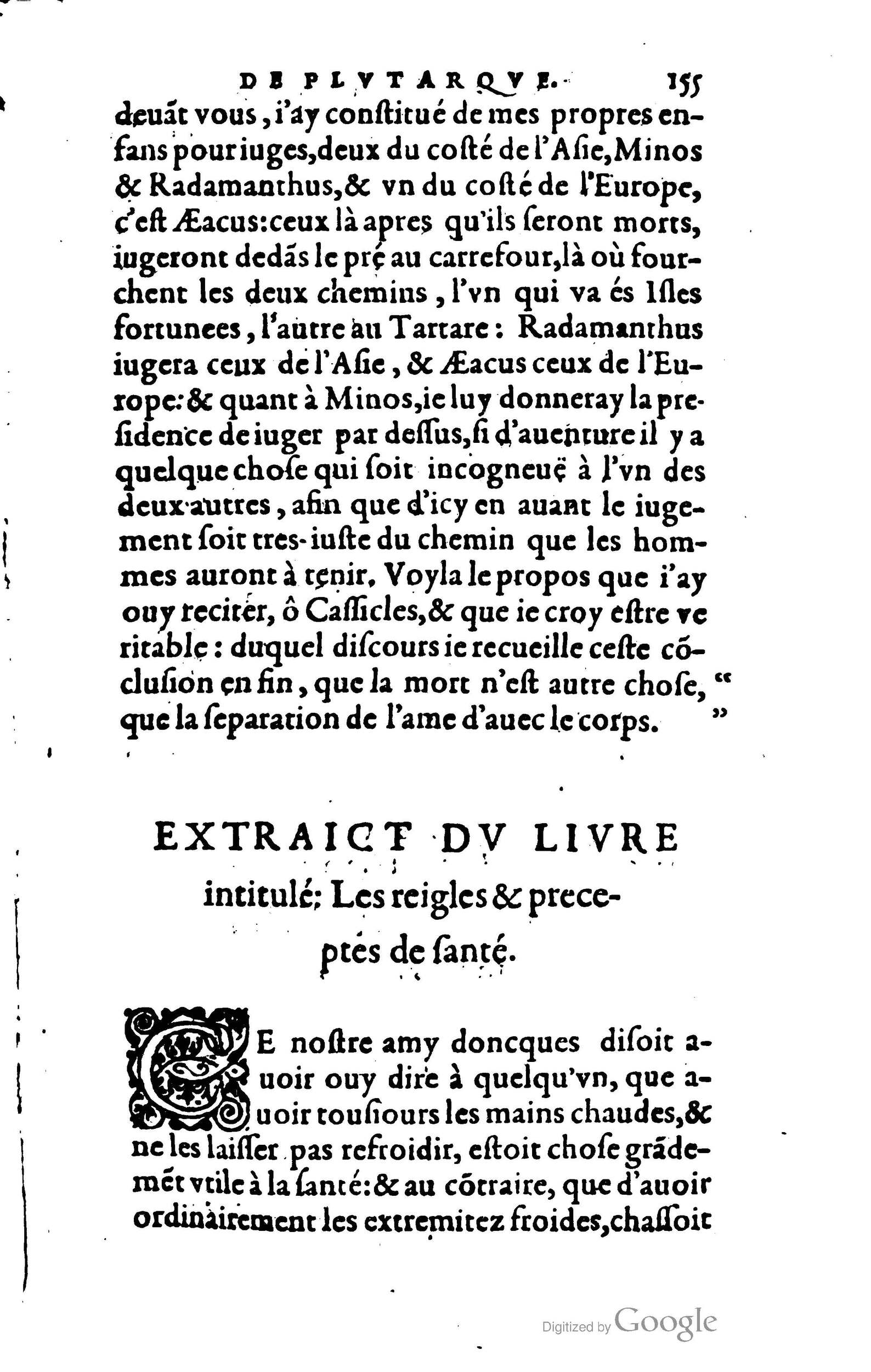 1578 - Jean Poupy - Trésor des morales de Plutarque - BSB Munich