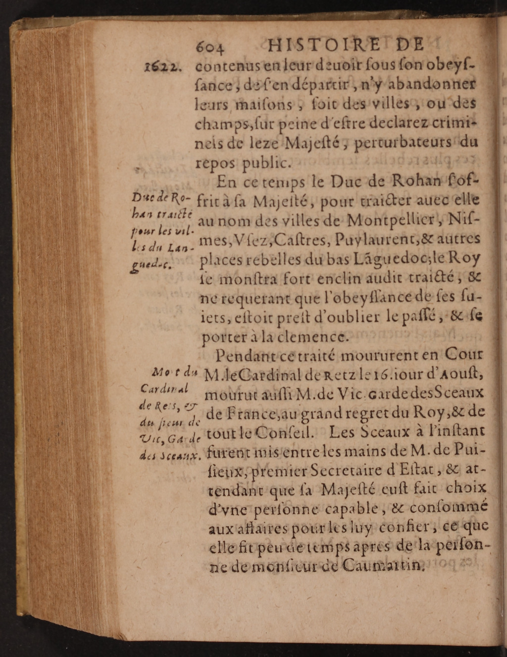 1626 - Joseph Bouillerot - Trésor de l’histoire générale de notre temps - BnF Arsenal