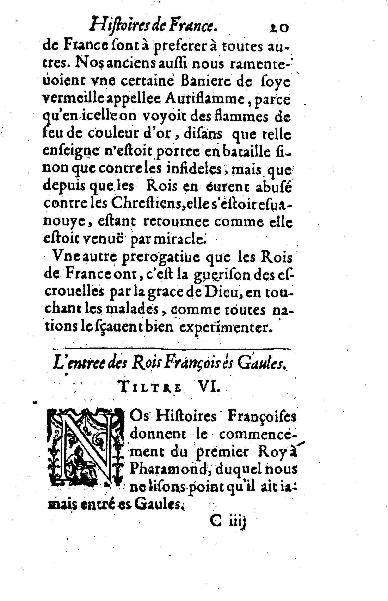 1617 - Jean Corrozet - Trésor des histoires de France - BM Lyon