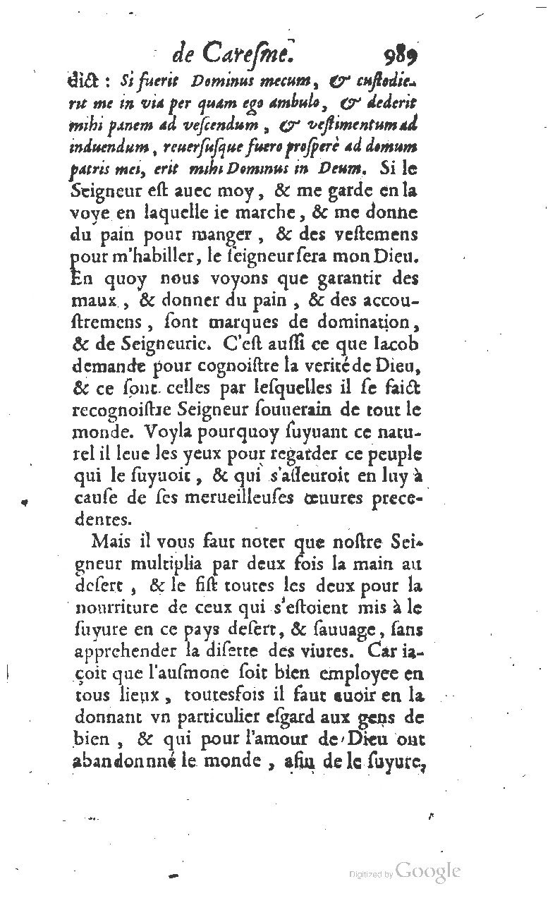 1607 - Nicolas Du Fossé - Trésor quadragésimal - T 01 - BM Lyon