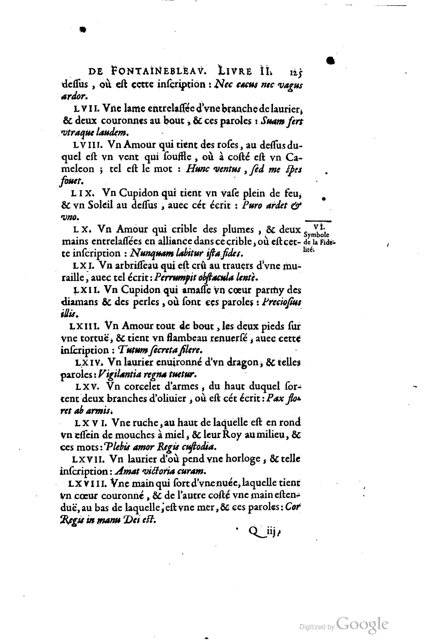 1642 - Sébastien Cramoisy - Trésor des merveilles de la maison royale de Fontainebleau - BM Lyon