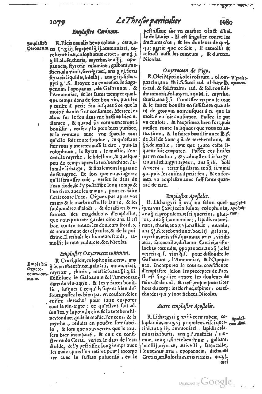 1616 - Étienne Gamonet - Grand trésor ou dispensaire - BSB Munich