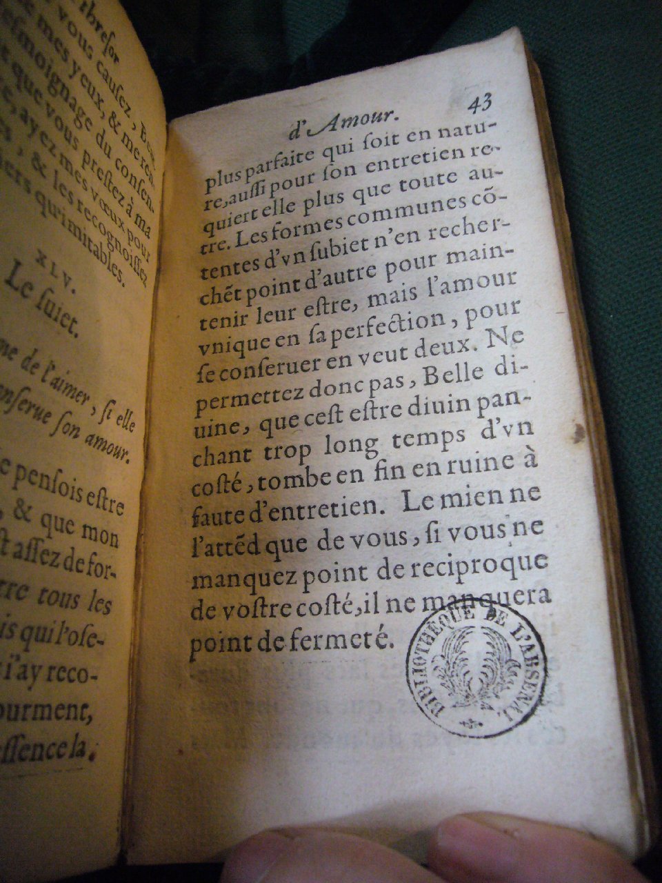 1597 - Matthieu Guillemot - Trésor d’amour - BnF Arsenal
