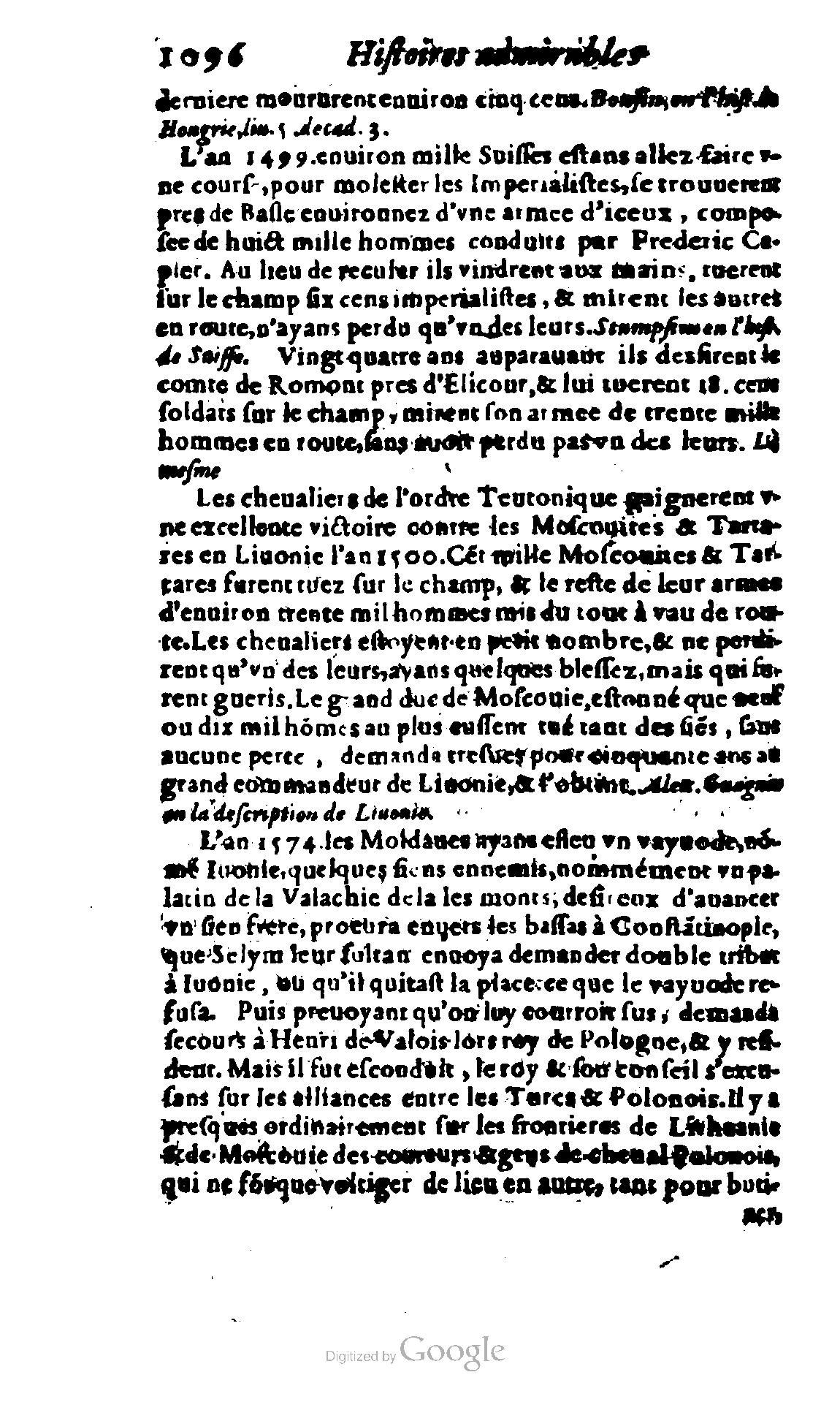 1620 - Samuel Crespin - Trésor d’histoires admirables et mémorables - BCU Lausanne