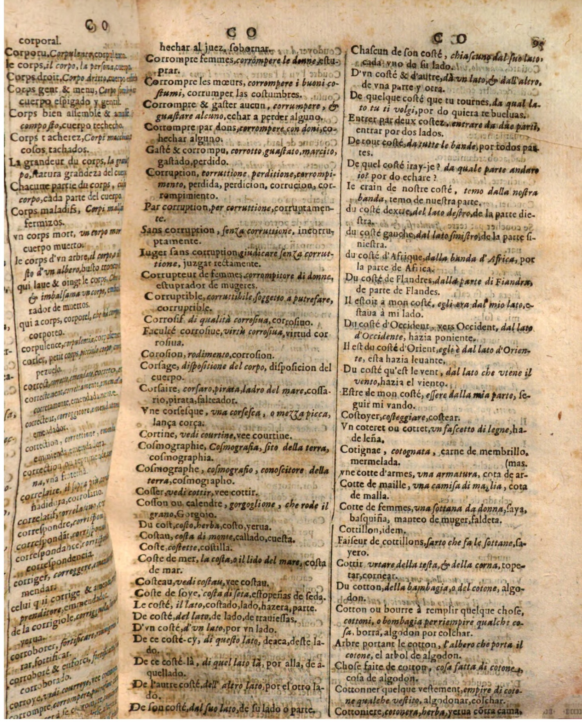 1644 - Jacques Crespin - Trésor des trois langues - Passau 1644 - Jacques Crespin - Trésor des trois langues - Passau