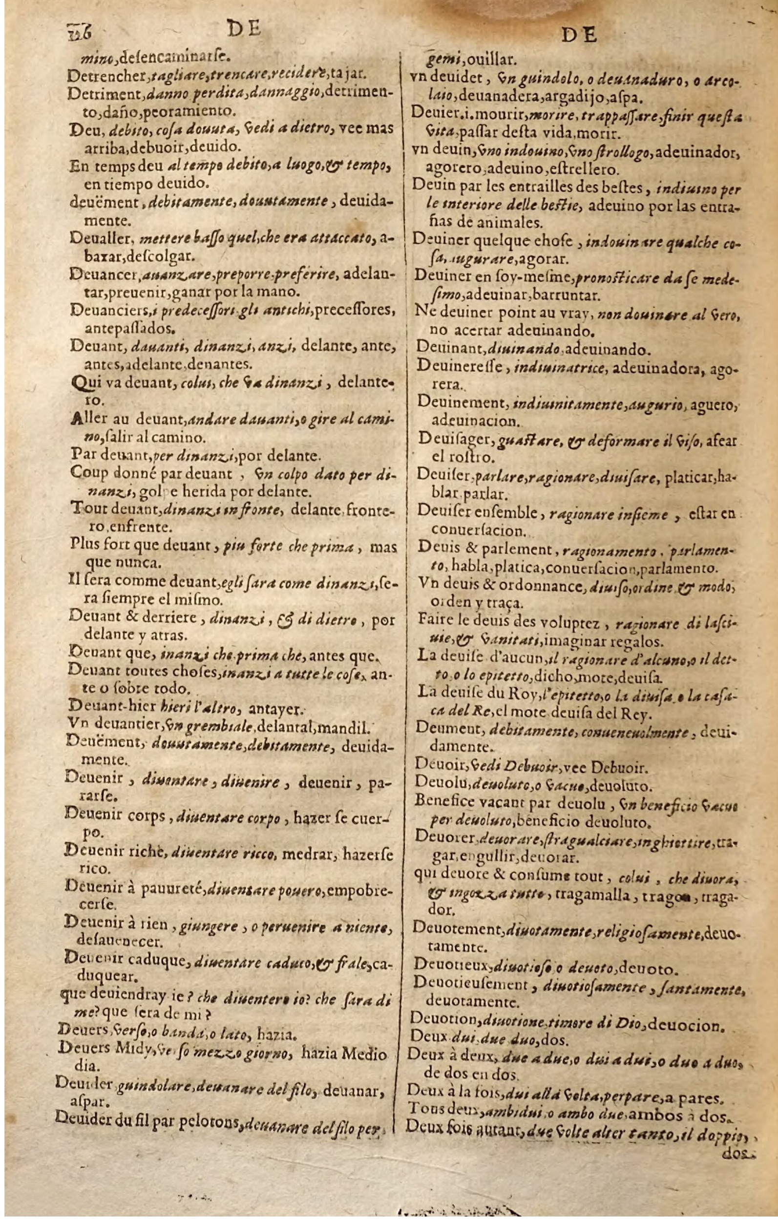 1627 - Jacques Crespin - Trésor des trois langues (Seconde partie) - Regensburg