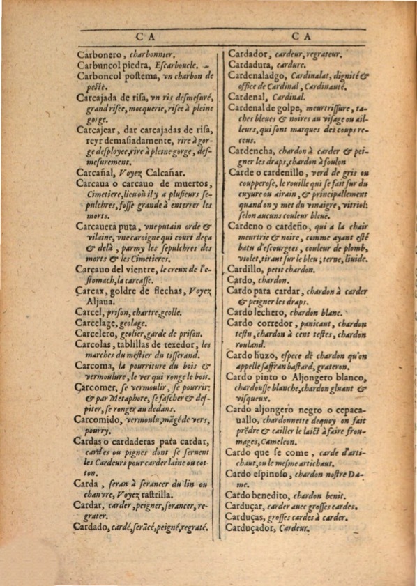 1607 - Marc Orry - Trésor des deux langues espagnole et française (Première et Seconde parties) - ÖNB Wien