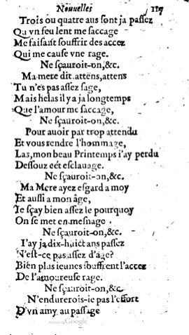 1623 - Jacques Cailloüé - Trésor ou recueil des chansons amoureuses - British Library