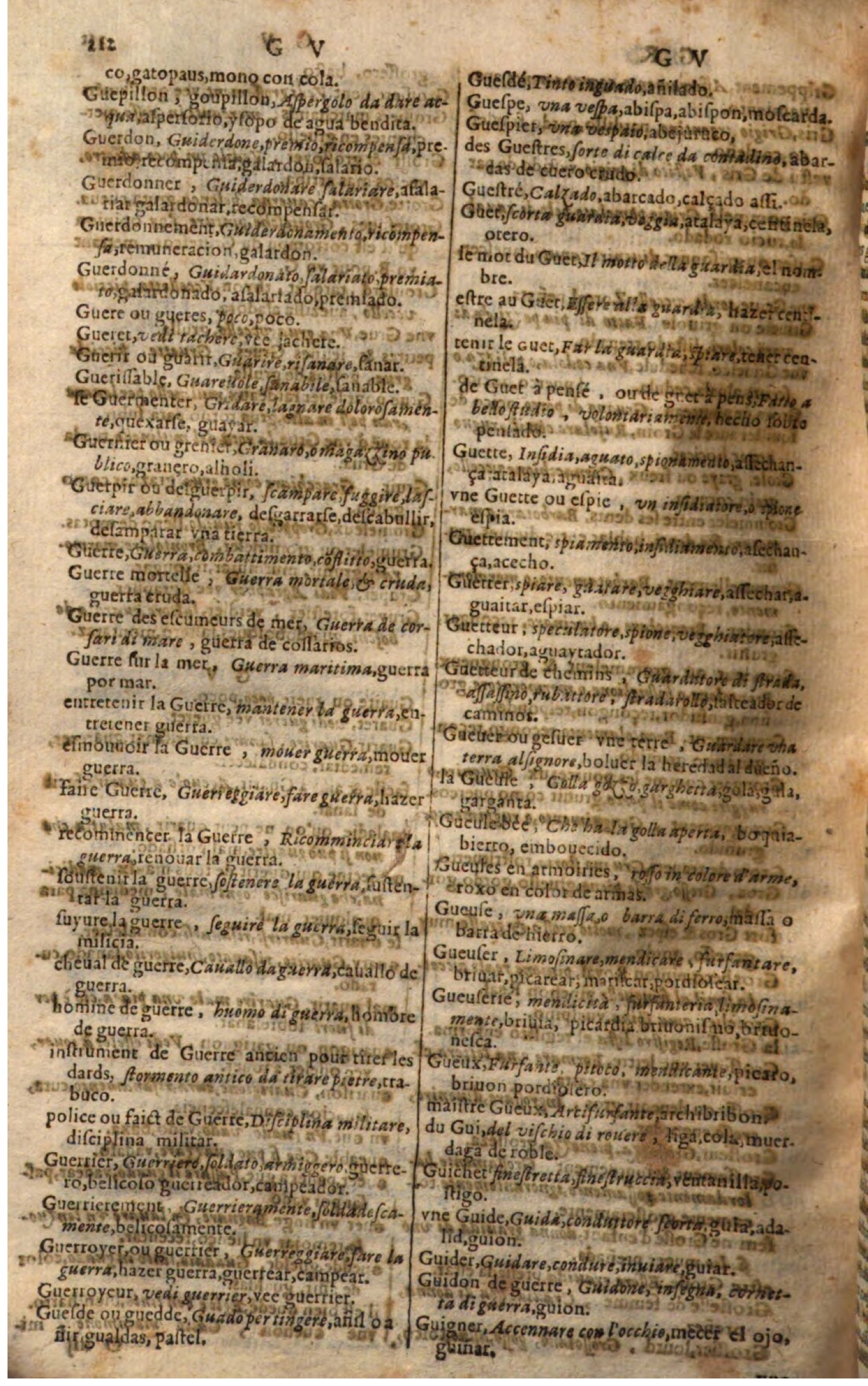 1644 - Jacques Crespin - Trésor des trois langues - Passau
