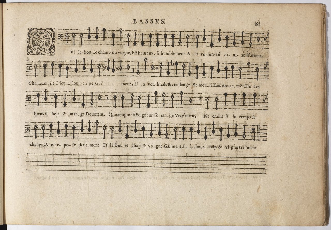 1594 - Paul Marceau - Trésor de musique d&#039;Orlande de Lassus, Superius, Bassus, Tenor, Quinta pars - BnF