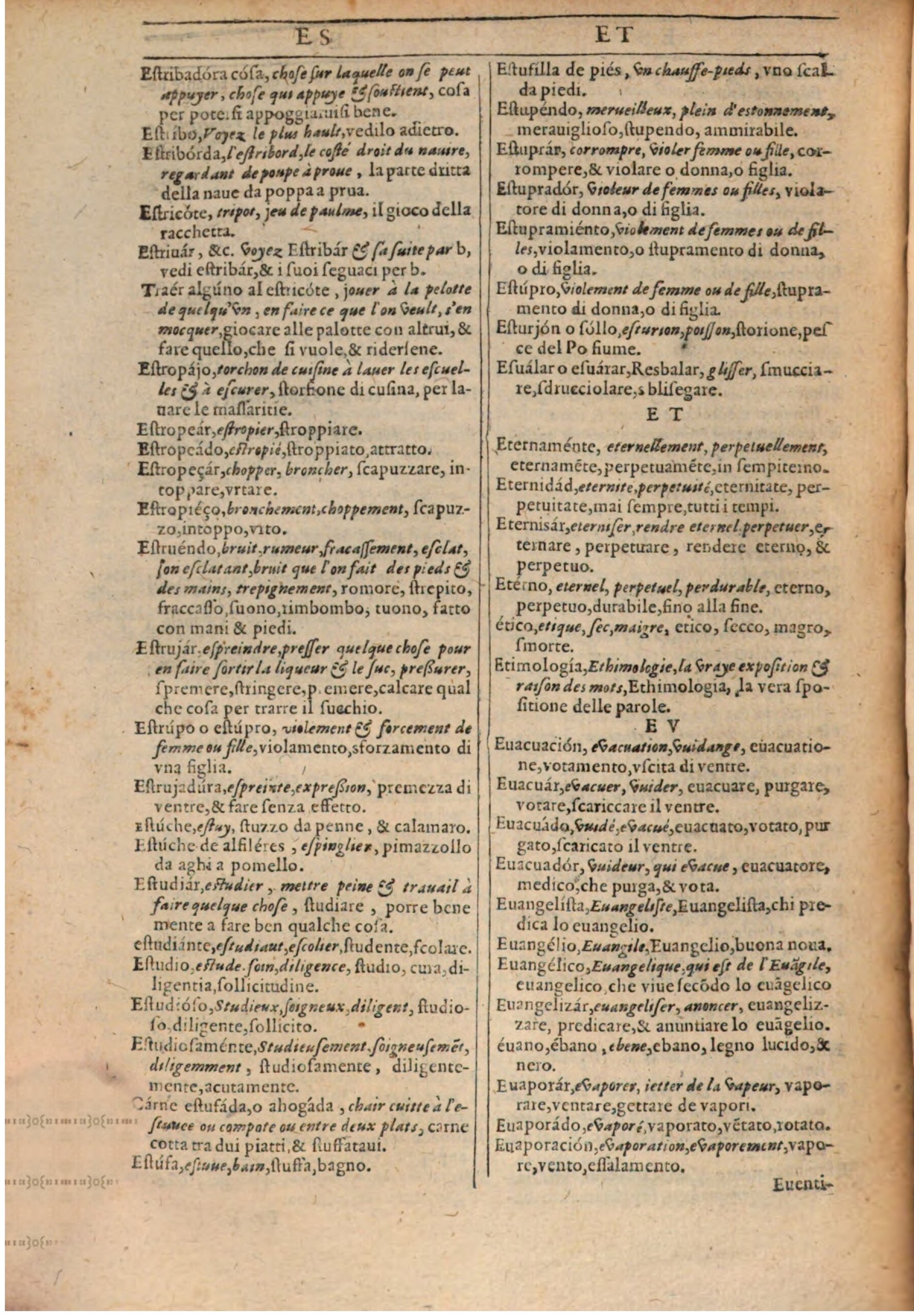 1609 - Philippe Albert et Alexandre Pernet - Trésor des trois langues française, italienne et espagnole (Première partie) - BSB Munich 1609 - Philippe Albert et Alexandre Pernet - Trésor des trois langues française, italienne et espagnole (Première partie) - BSB Munich