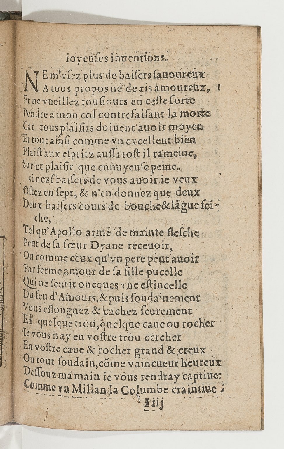 1568c. - Veuve Jean Bonfons - Trésor des joyeuses inventions du parangon de poésies - BnF Arsenal