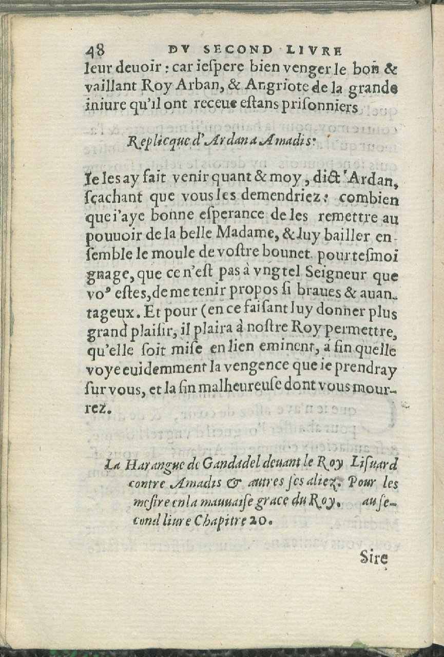 1559 - Pierre Regnard - Trésor des Amadis - Det KLG Copenhague