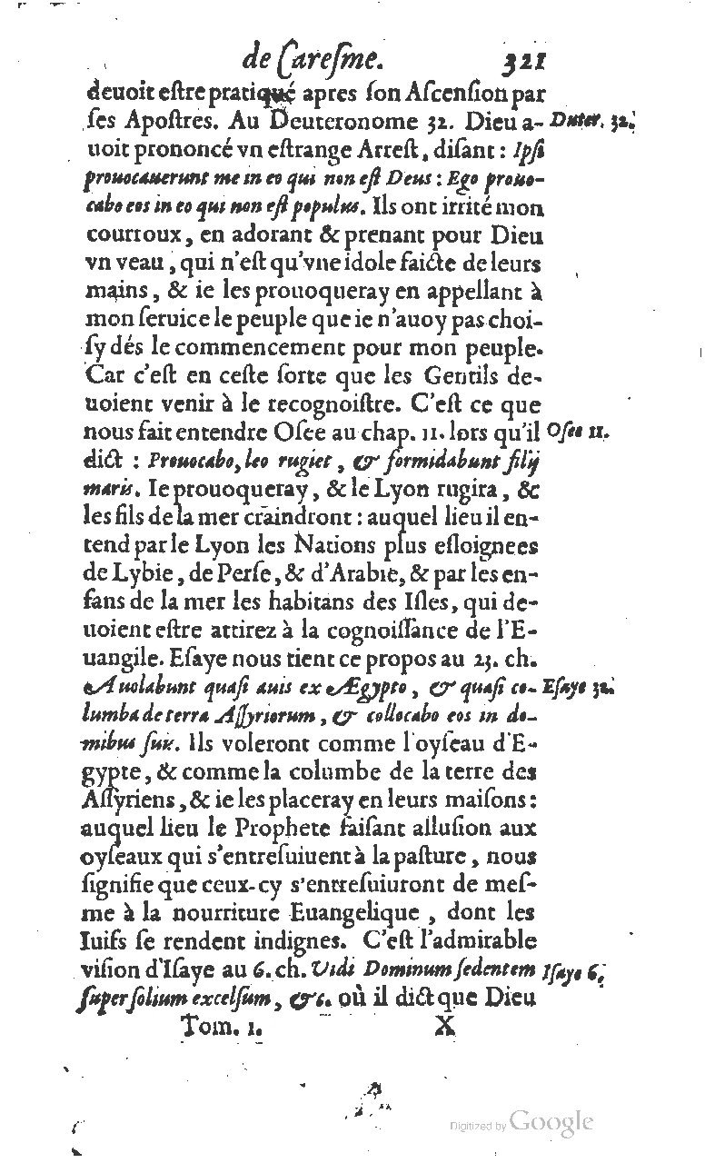 1607 - Nicolas Du Fossé - Trésor quadragésimal - T 01 - BM Lyon