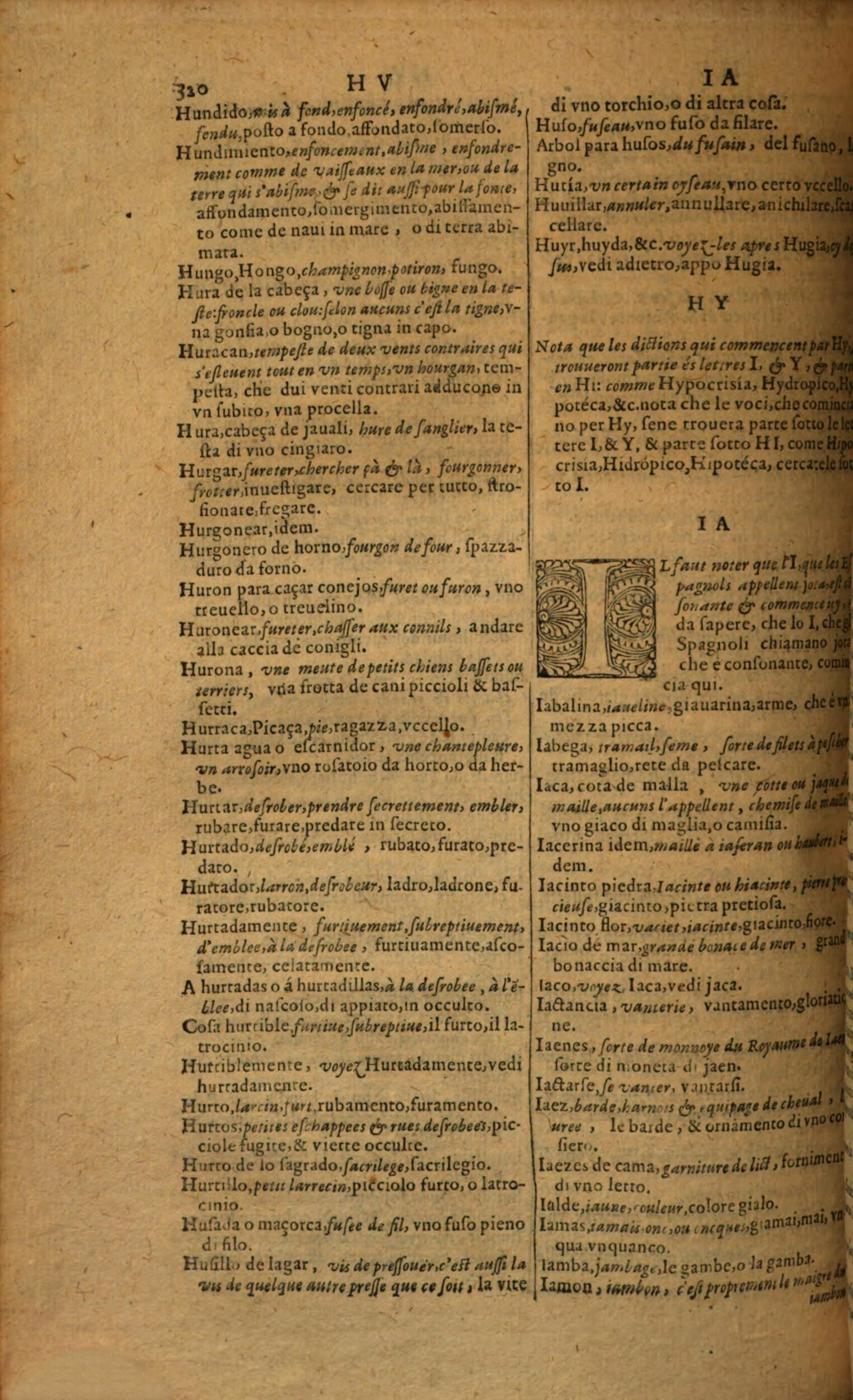 1617 - Samuel Crespin - Trésor des trois langues espagnole, française et italienne (Première partie) - Regensburg