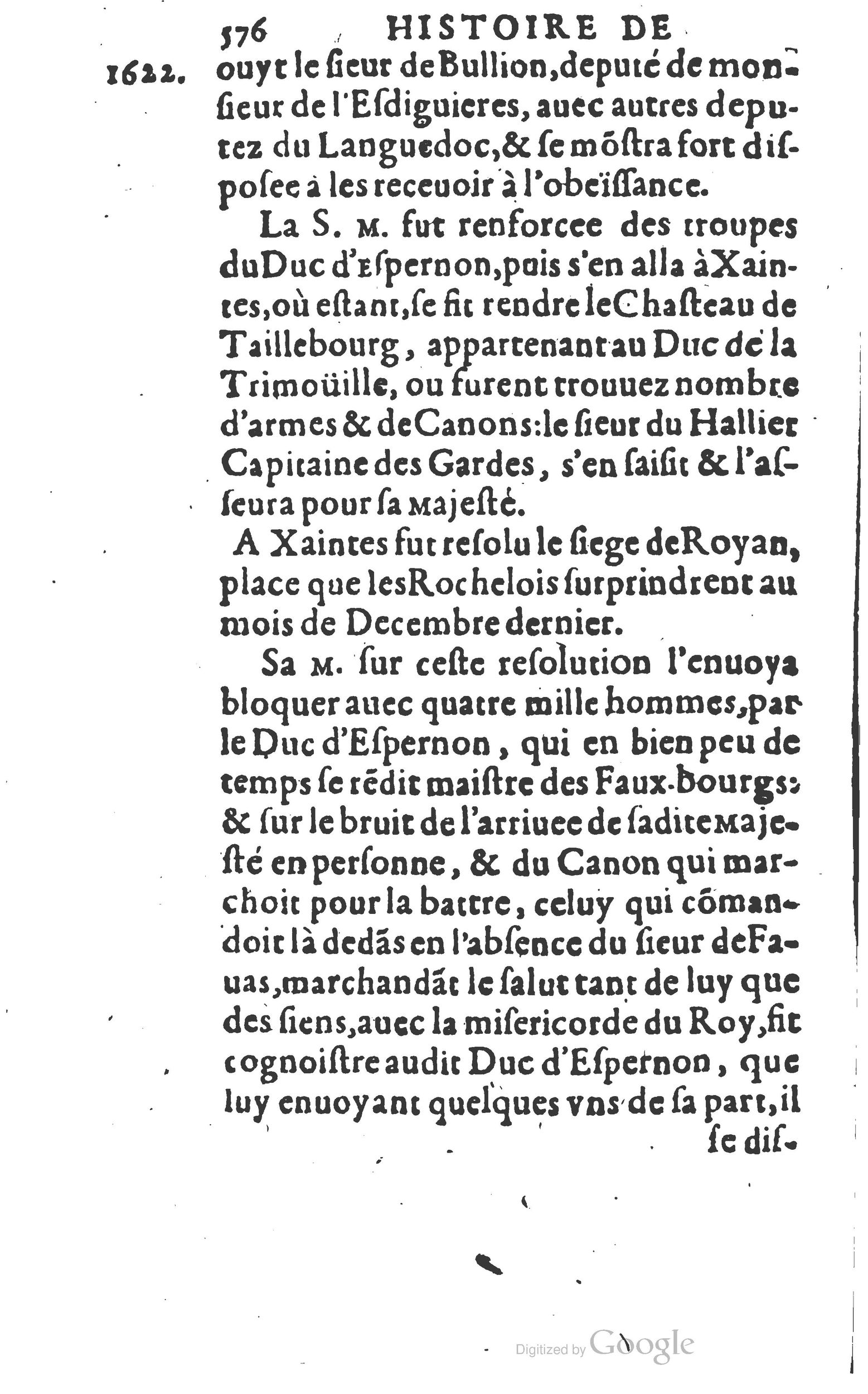 1624 - Joseph Bouillerot - Trésor de l’histoire générale de notre temps - BM Lyon 1624 - Joseph Bouillerot - Trésor de l’histoire générale de notre temps - BM Lyon
