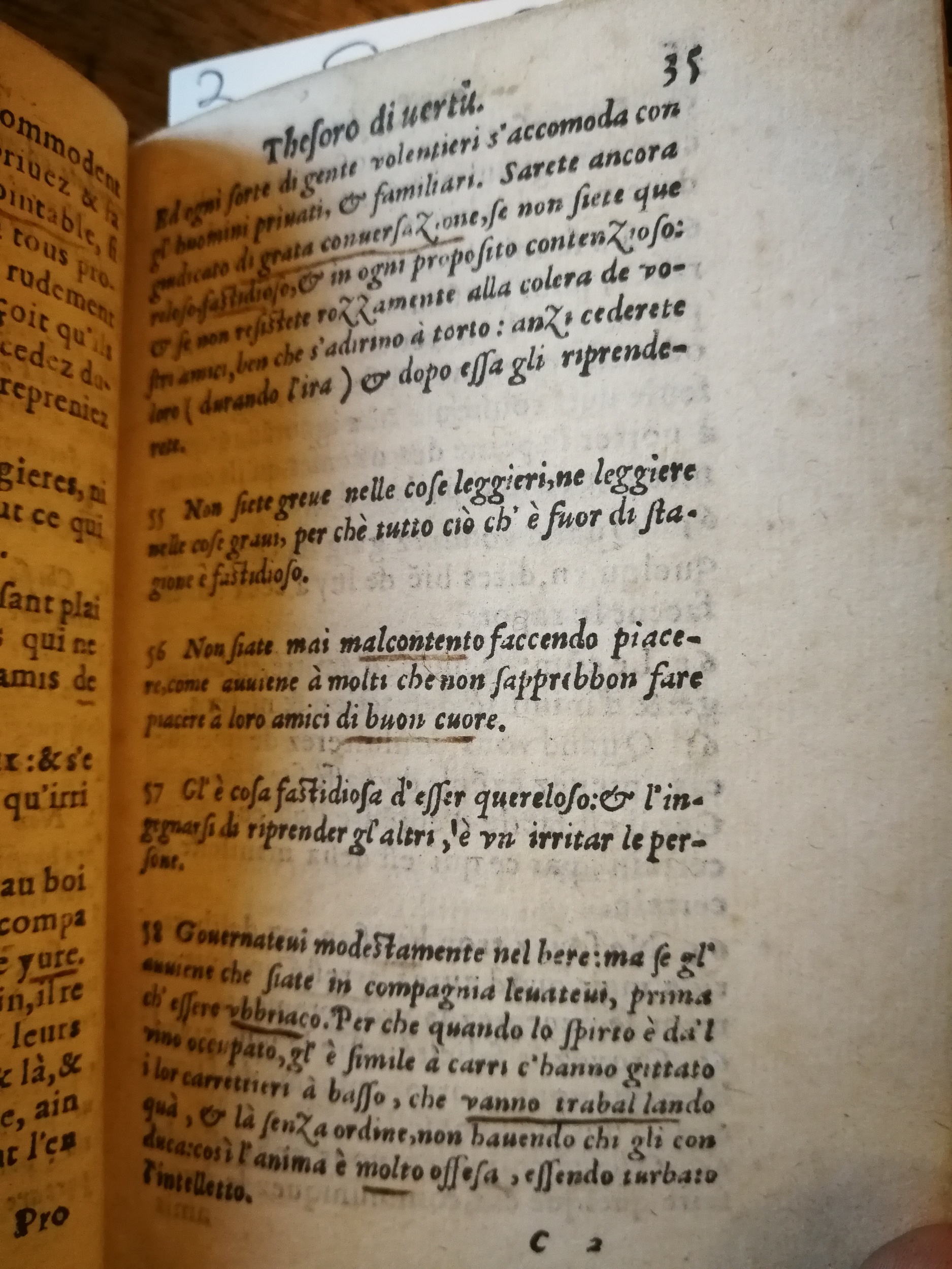 1576 - Benoît Rigaud - Trésor de vertu - BNC Florence