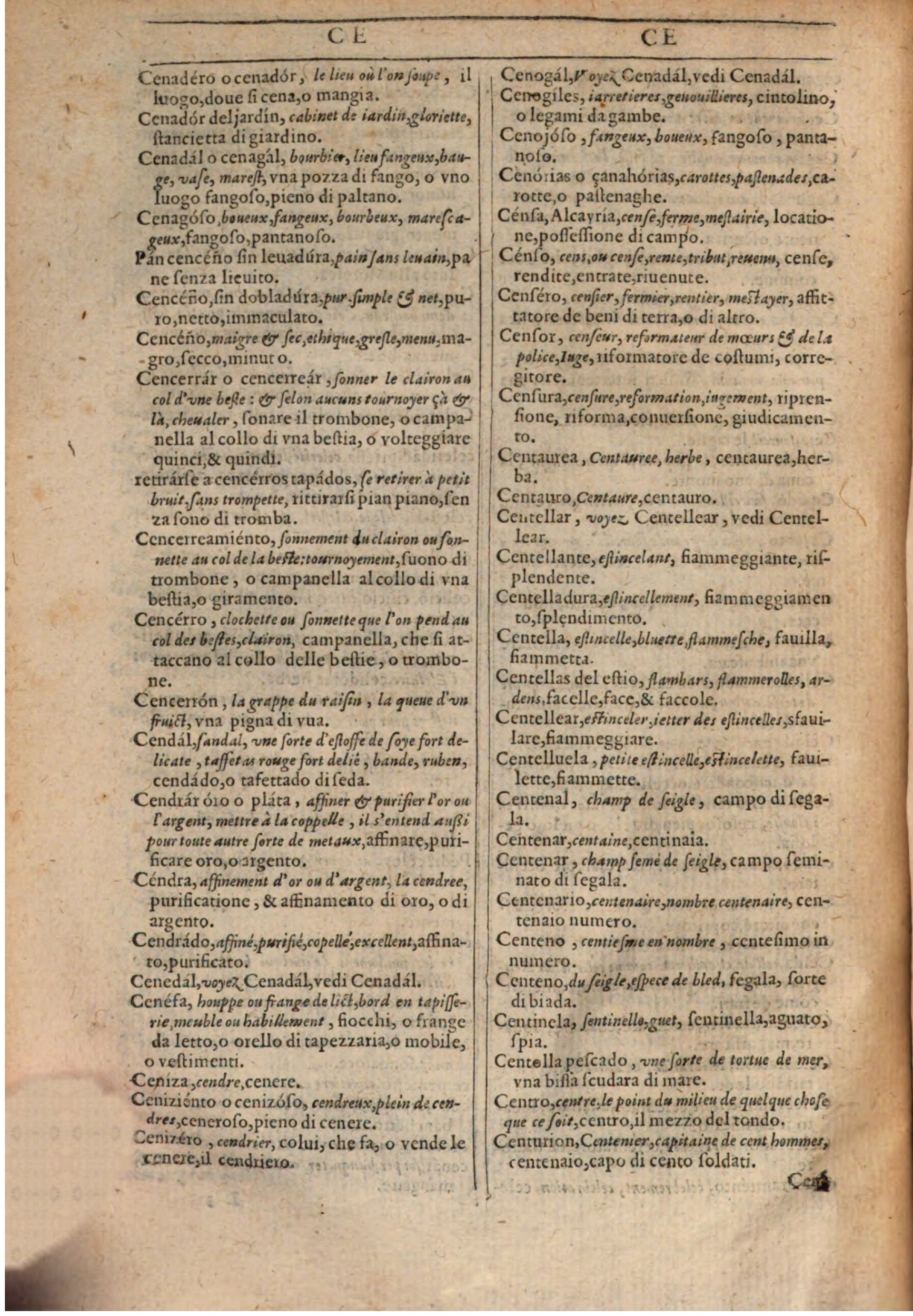 1609 - Philippe Albert et Alexandre Pernet - Trésor des trois langues française, italienne et espagnole (Première partie) - BSB Munich 1609 - Philippe Albert et Alexandre Pernet - Trésor des trois langues française, italienne et espagnole (Première partie) - BSB Munich