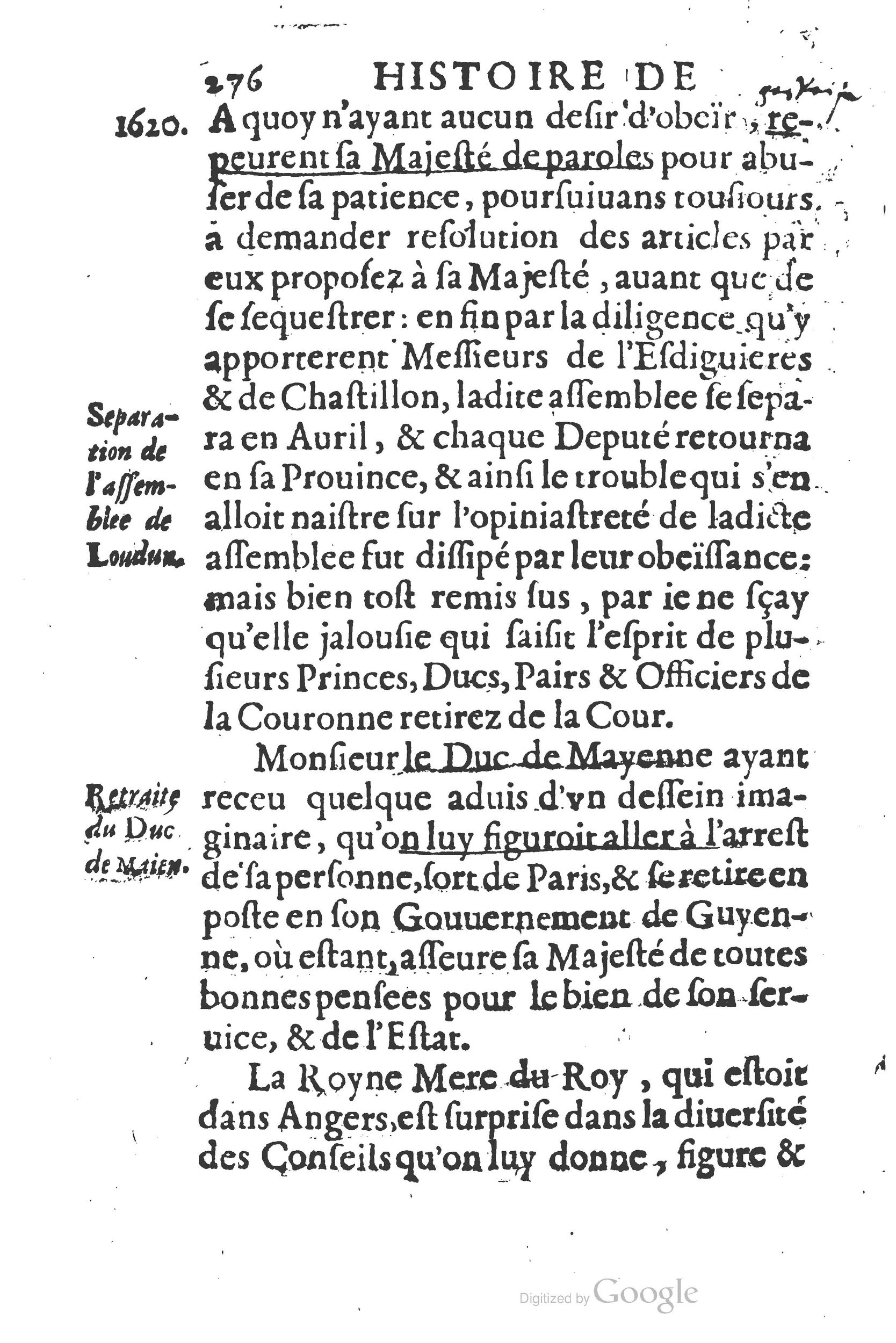 1626 - Joseph Bouillerot - Trésor de l’histoire générale de notre temps - BSB Munich