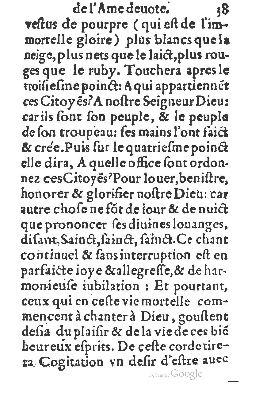 1578 - Guillaume Chaudière - Trésor de dévotion traitant de plusieurs belles vertus - BM Lyon