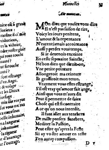 1623 - Jacques Cailloüé - Trésor ou recueil des chansons amoureuses - British Library
