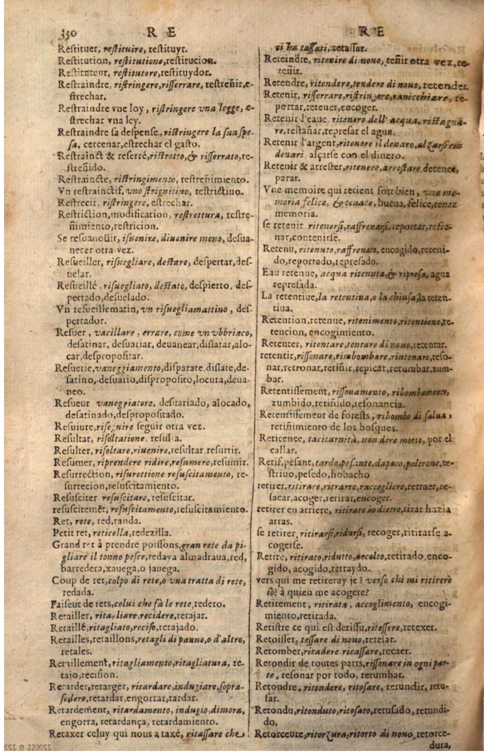 1644 - Jacques Crespin - Trésor des trois langues - Passau 1644 - Jacques Crespin - Trésor des trois langues - Passau