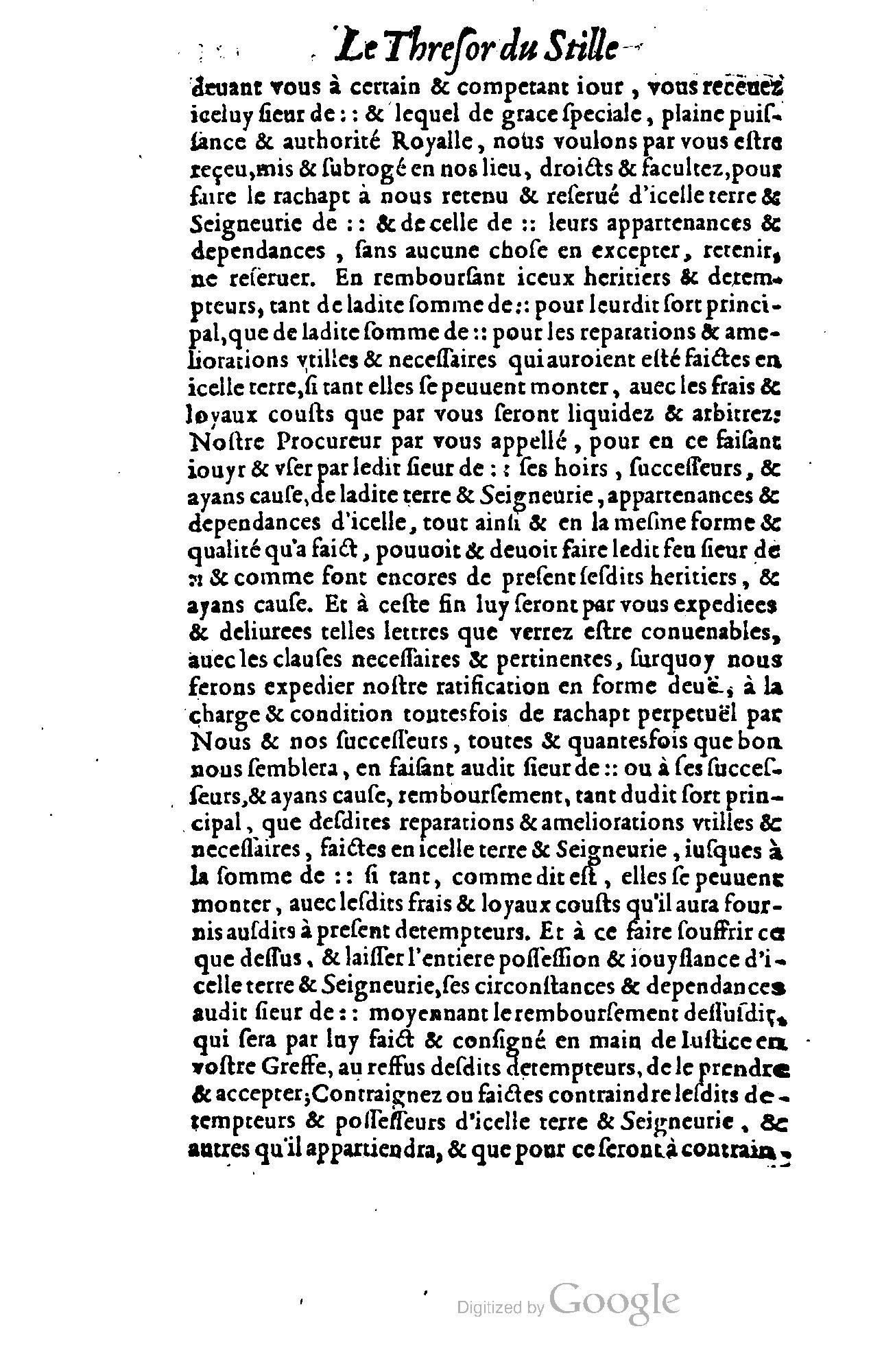 1614 - Jean Richer - Trésor du nouveau style et protocole de la chancellerie de France - BSB Munich