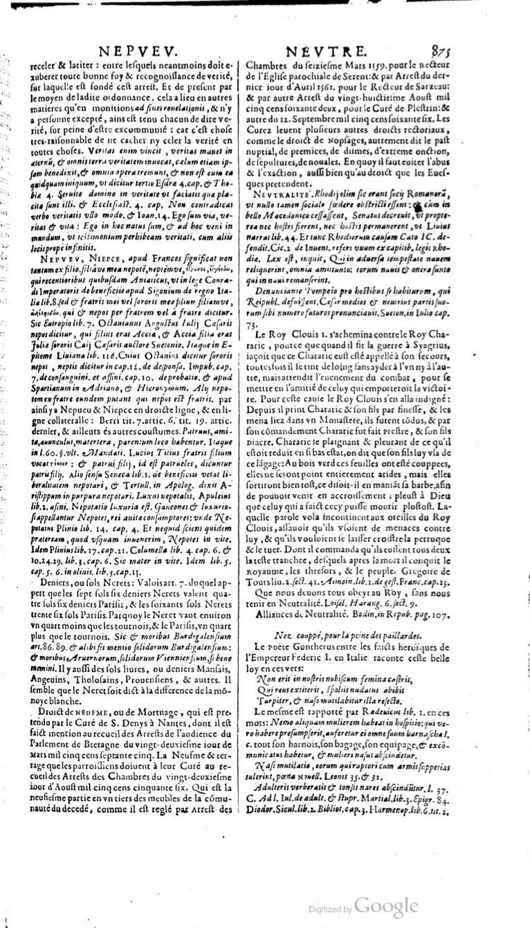 1629 - Veuve Nicolas Buon - Trésor du droit français (29620 T. 2) - BM Lyon
