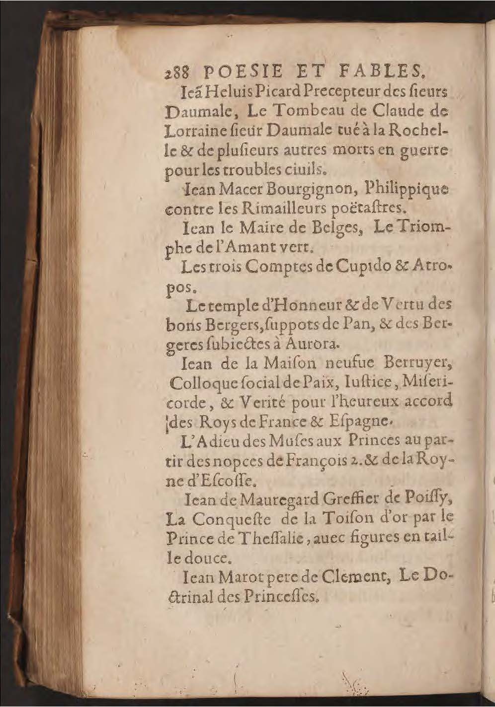 1602 - François Jacquin - Trésor des bons esprits français - BnF Arsenal