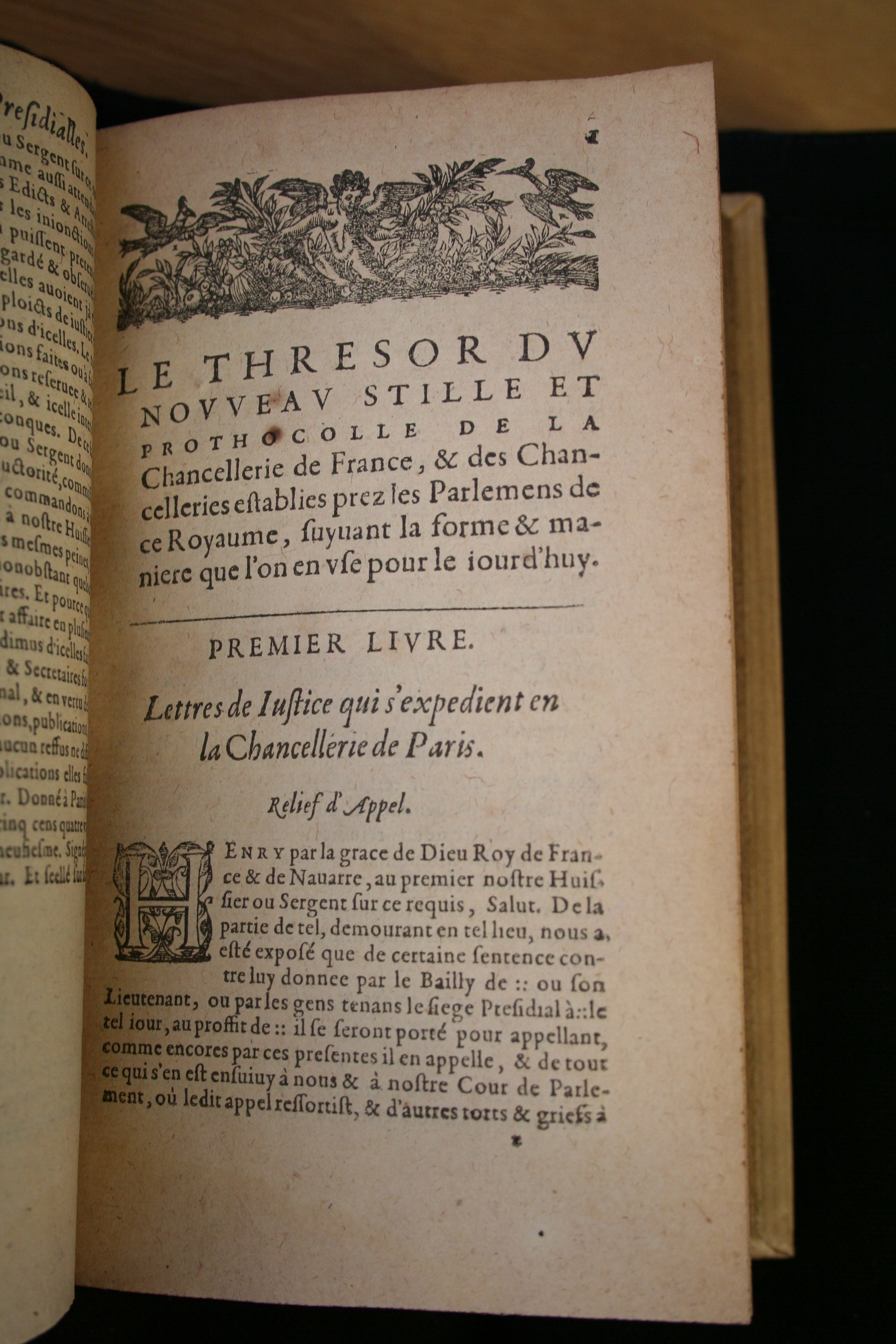 1598 - Abel Langelier - Trésor du nouveau style et protocole - BM Bordeaux