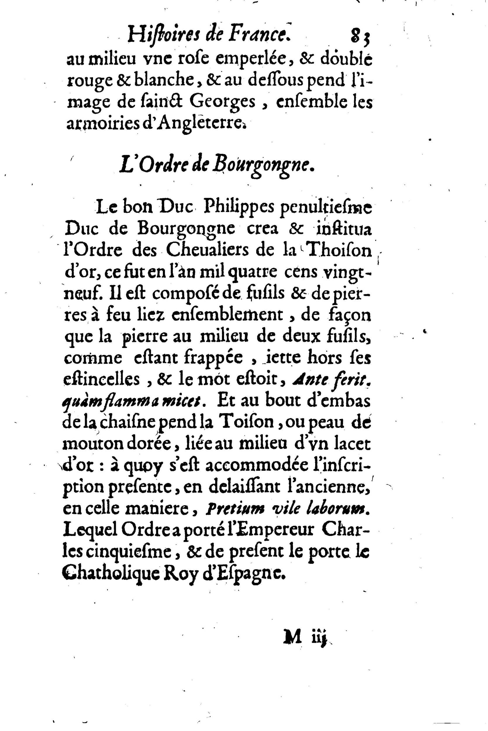 1633 - Jean Corrozet - Trésor des histoires de France - BM Lyon 1633 - Jean Corrozet - Trésor des histoires de France - BM Lyon