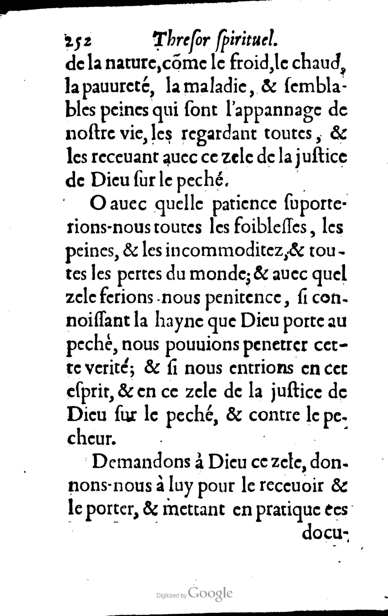 1633 - François Waudré - Trésor spirituel contenant les excellences du christianisme - BM Lyon