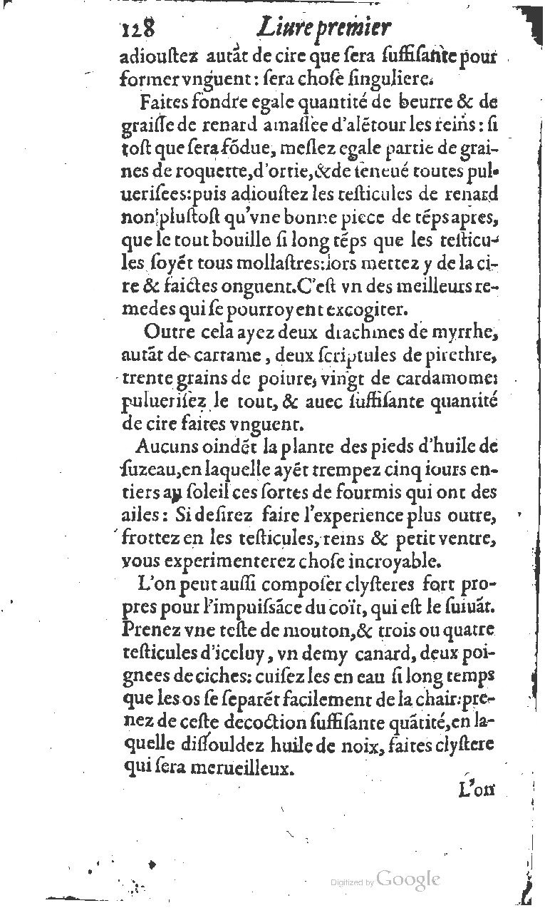1617 - Jean Le Bouc - Trésor des remèdes secrets - BM Lyon