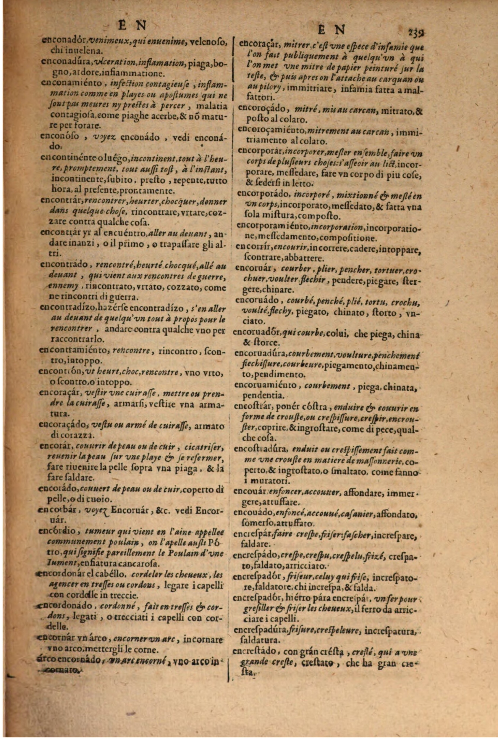 1606 Samuel Crespin Thresor des trois langues, francoise, italiene et espagnolle - BSB-257.jpeg