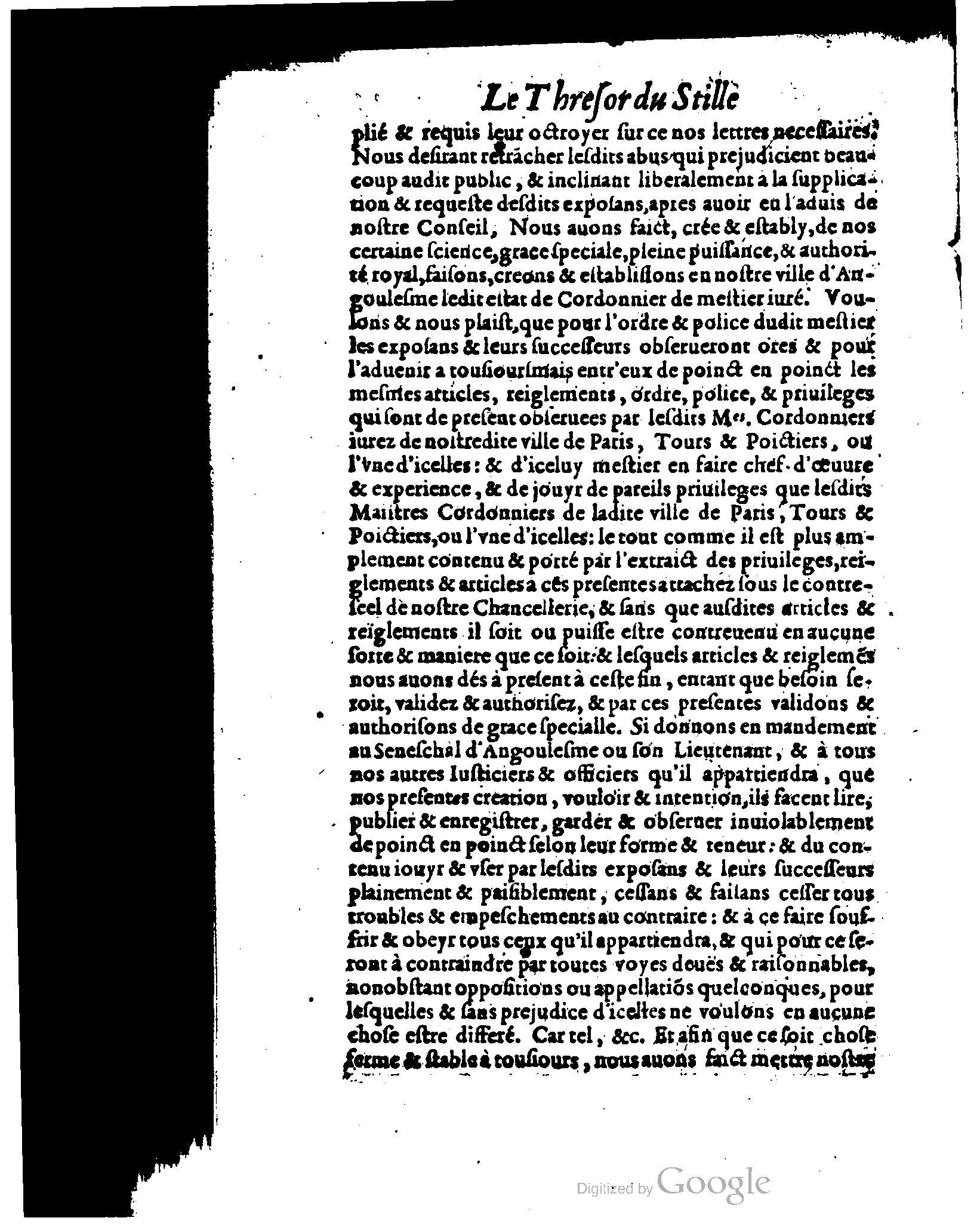 1614 - Jean Richer - Trésor du nouveau style et protocole de la chancellerie de France - BSB Munich 1614 - Jean Richer - Trésor du nouveau style et protocole de la chancellerie de France - BSB Munich