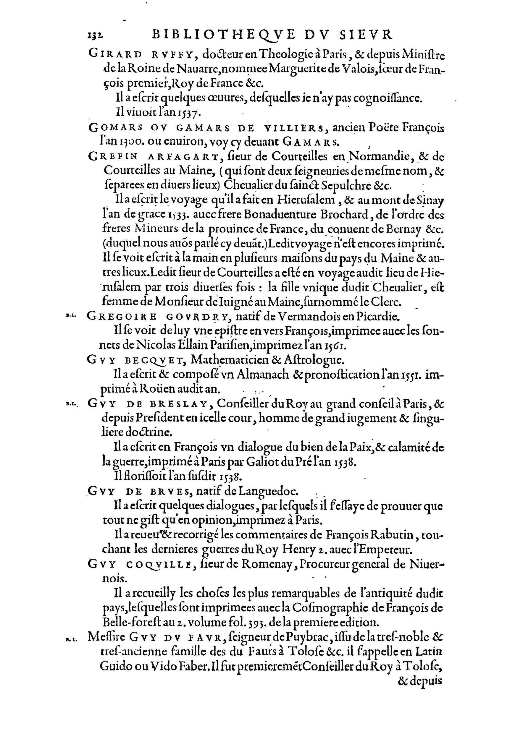 1584 - Abel L&#039;Angelier - Bibliothèques françaises - BnF