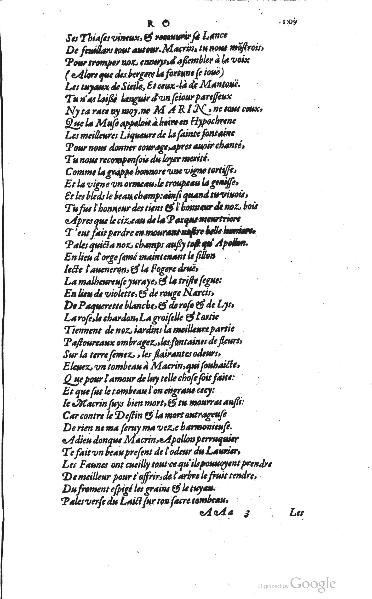 1585 - Barthélemy Honorat - Bibliothèques françaises - BSB Munich