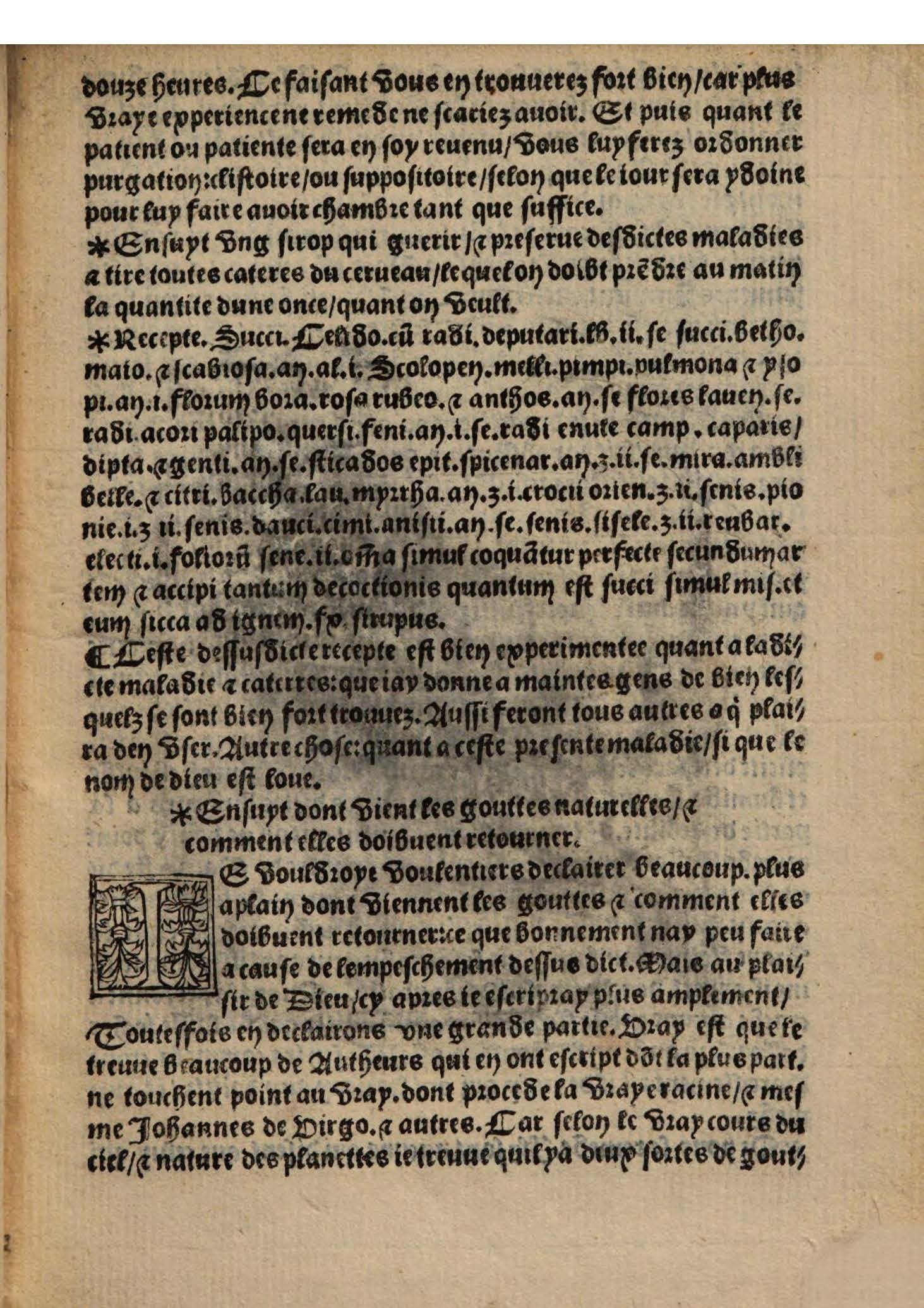 1544 - s.n. - Trésor du remède préservatif et guérison de la peste - British Library 1544 - s.n. - Trésor du remède préservatif et guérison de la peste - British Library
