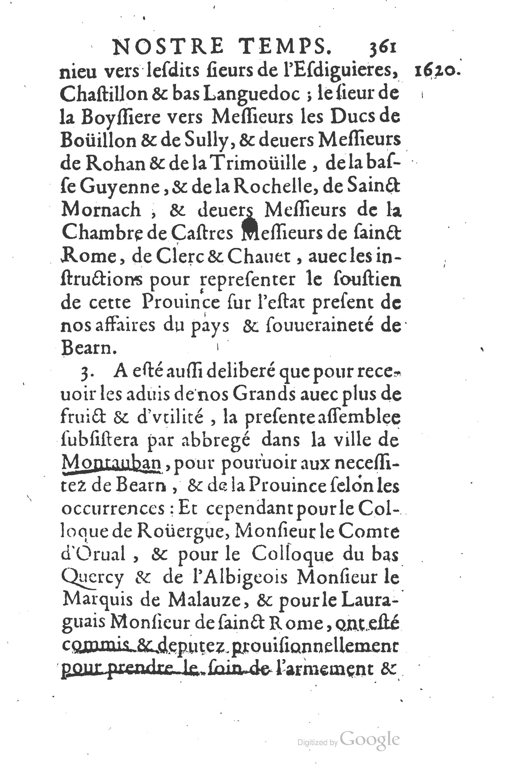 1626 - Joseph Bouillerot - Trésor de l’histoire générale de notre temps - BSB Munich