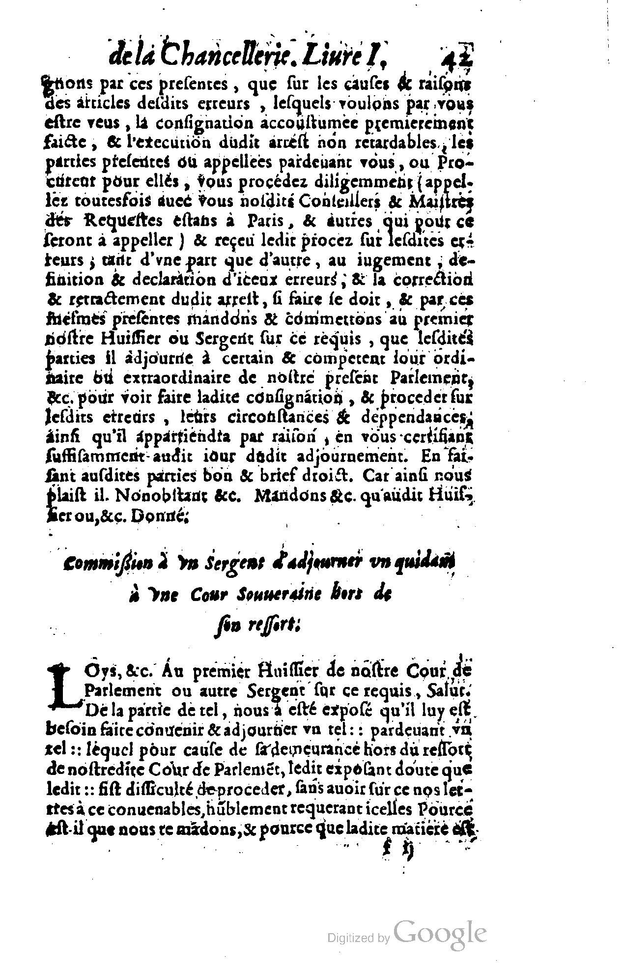 1614 - Jean Richer - Trésor du nouveau style et protocole de la chancellerie de France - BSB Munich