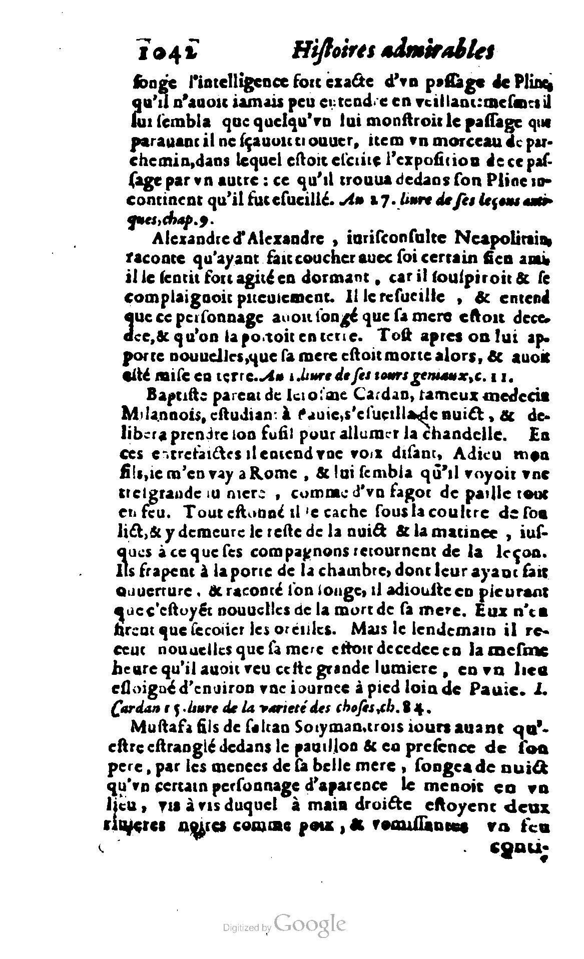 1620 - Samuel Crespin - Trésor d’histoires admirables et mémorables - BCU Lausanne
