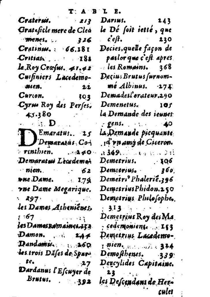 1611 - Pierre Rigaud - Trésor des vies de Plutarque - BM Lyon