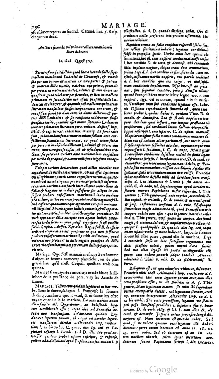 1629 - Veuve Nicolas Buon - Trésor du droit français (21754 T. 2) - BM Lyon