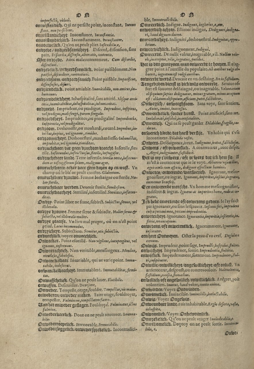 1573 - Christophe Plantin - Trésor du langage bas-allemand - Greifswald