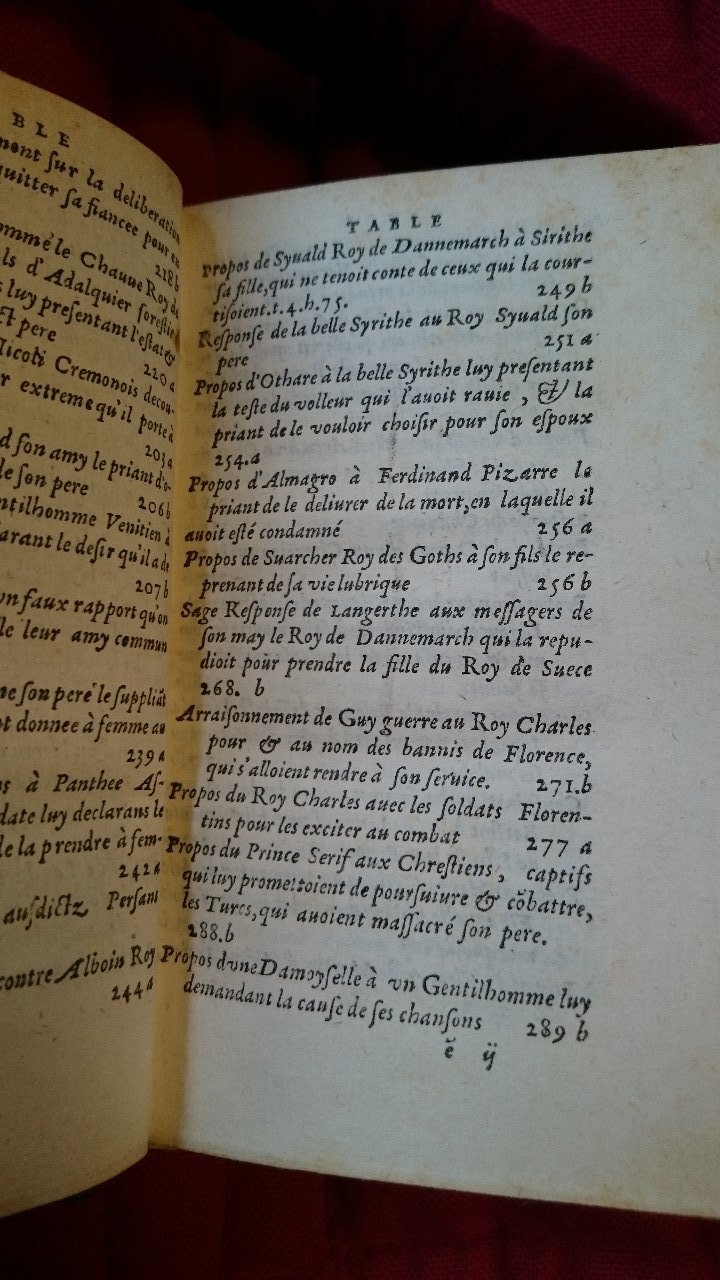 1581 - Pierre Le Voirier et Gervais Mallot - Trésor des histoires tragiques - BnF Richelieu